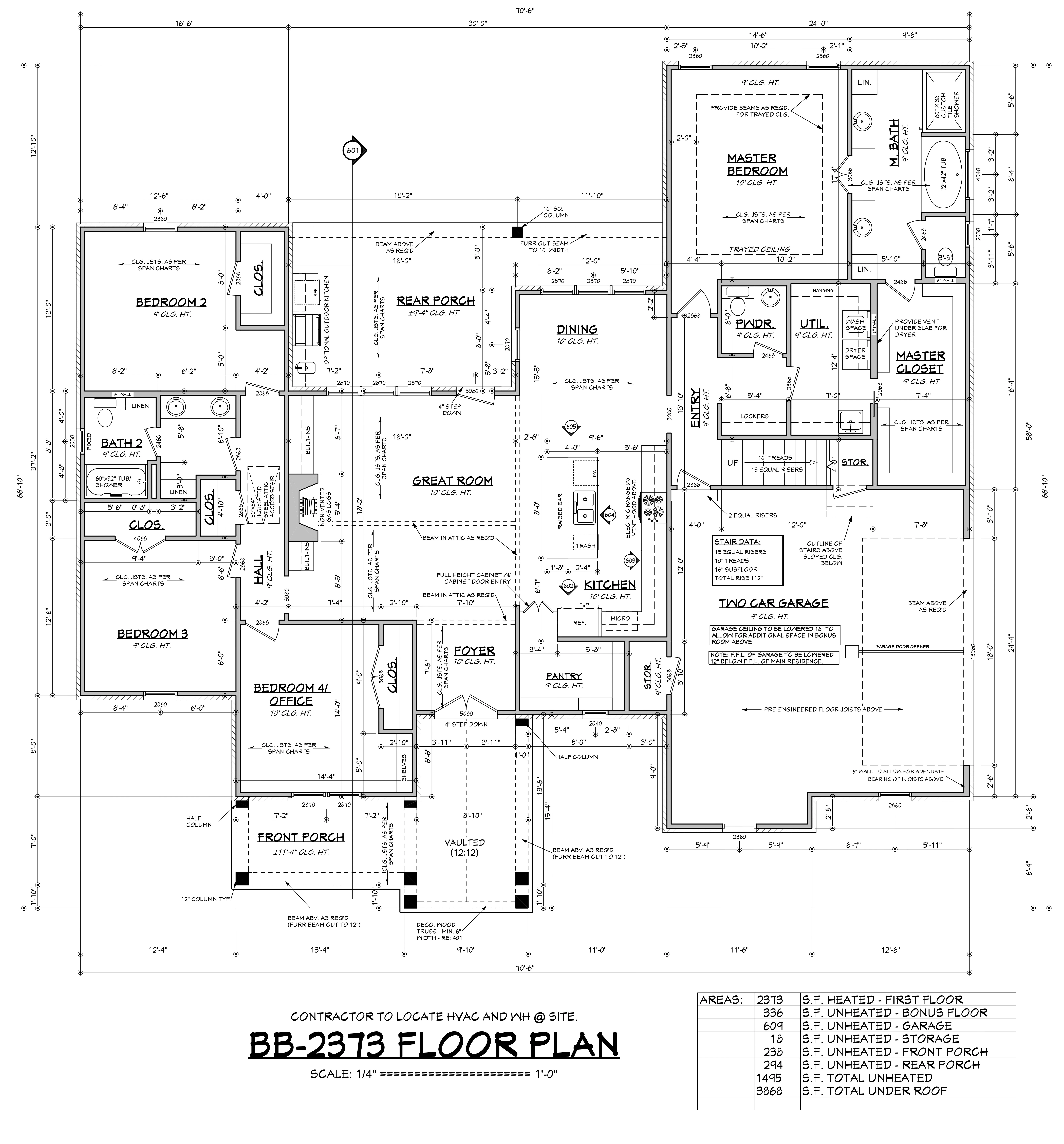 Main floor plan for Cedar Ridge Cottage