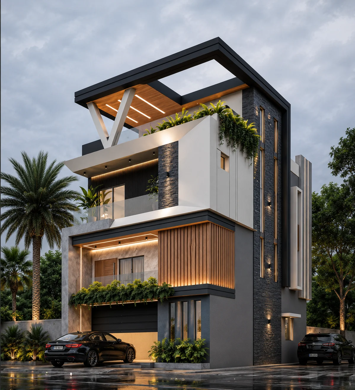 Front corner day for Vertex House