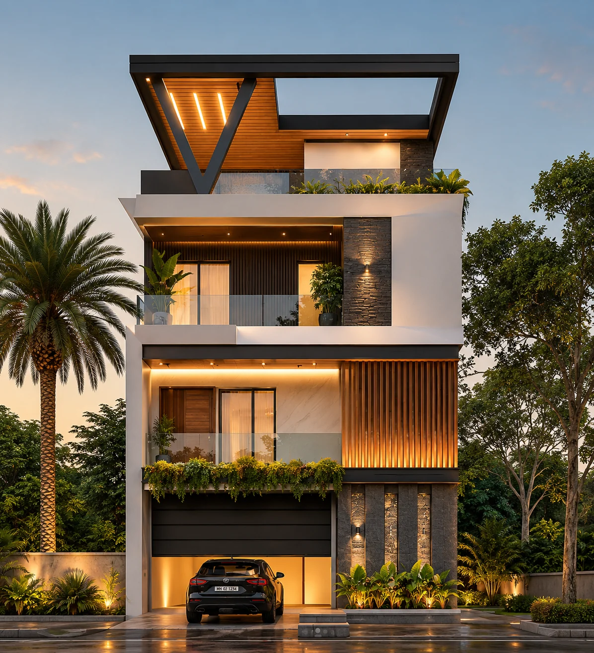 Side elevation for Vertex House