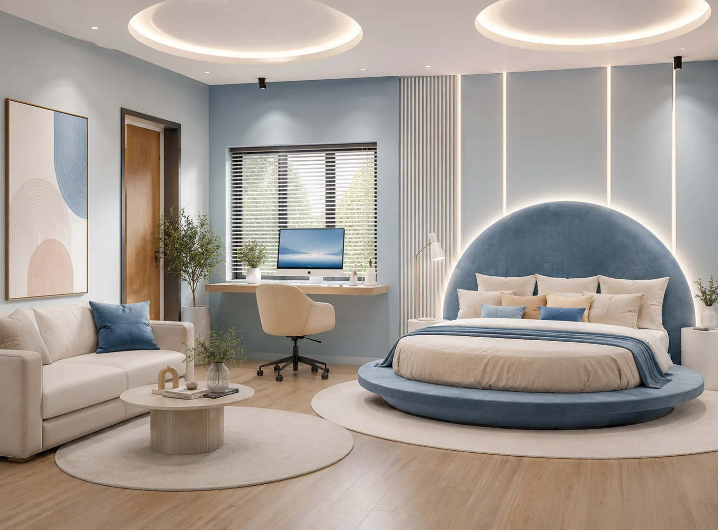 Bedroom overview for Azure Orbit Bedroom