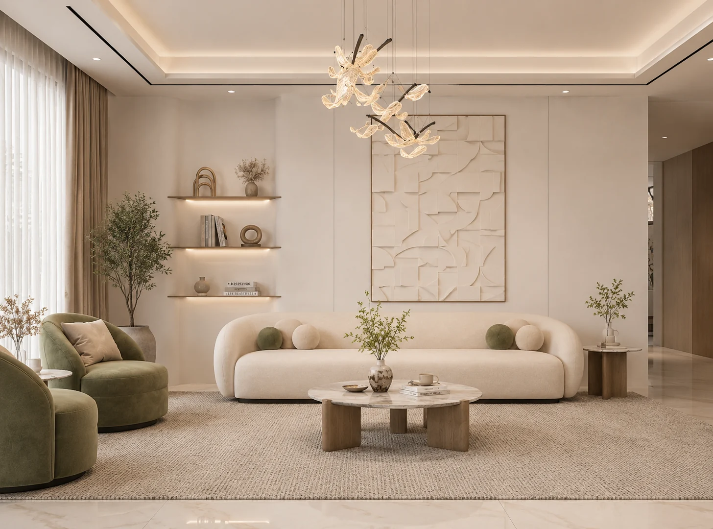 Window lounge view for Serene Gallery Residence